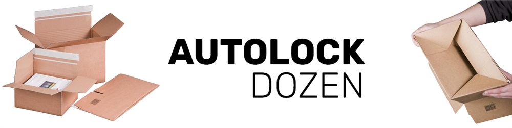 Autolock dozen, doos met automatische bodem